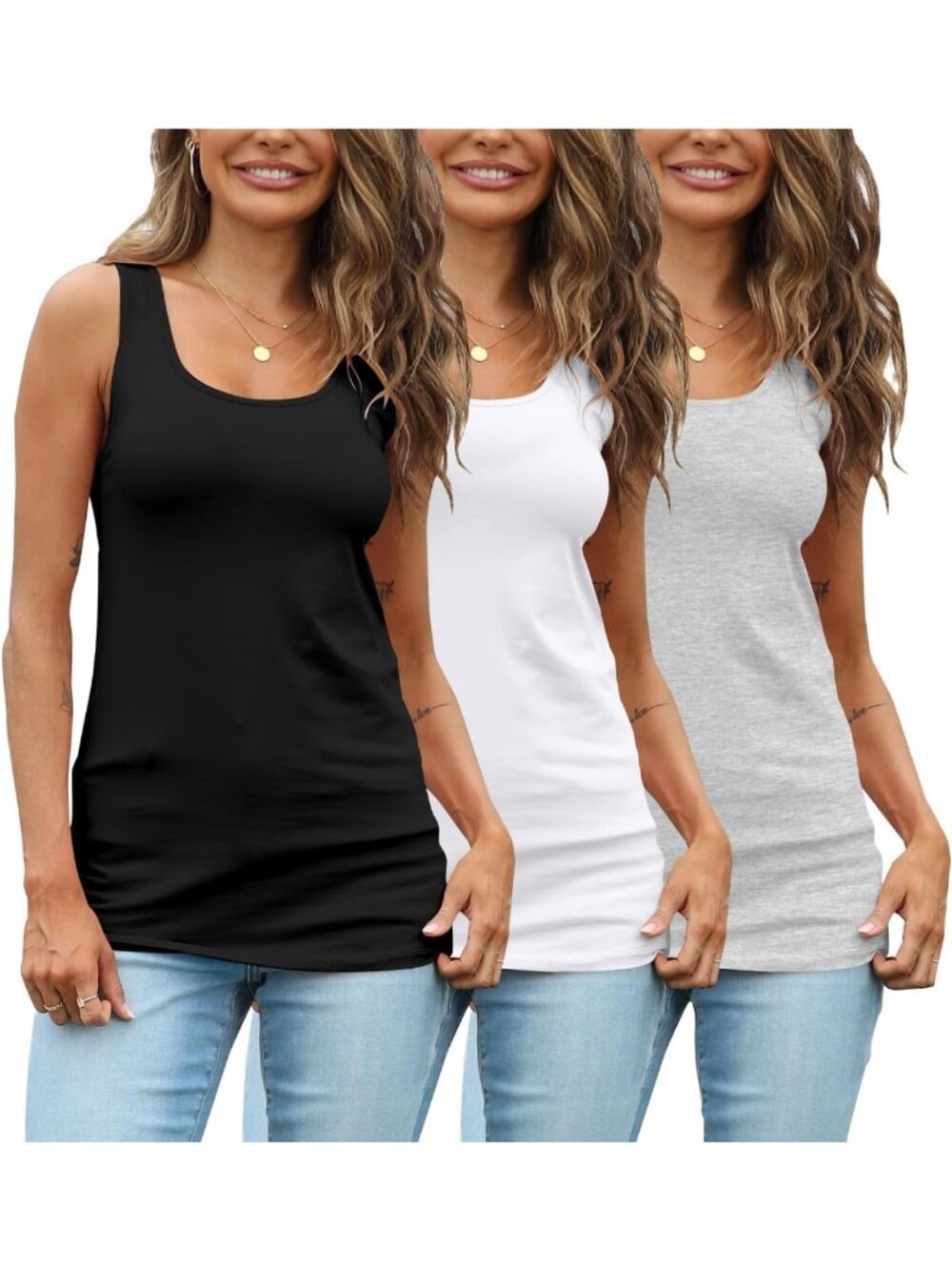 Chic Long Tank Tops for Women - Stylish, Comfortable & Versatile Wardrobe